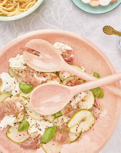 RESIN SALAD SPOON AND FORK IN